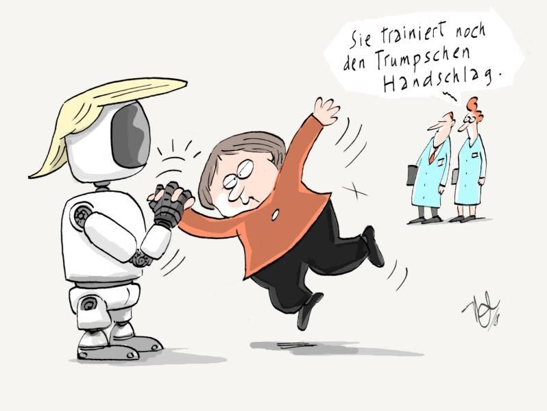 merkel trumpscher handschlag