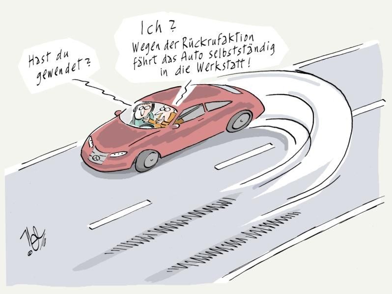 auto pkw rückrufaktion