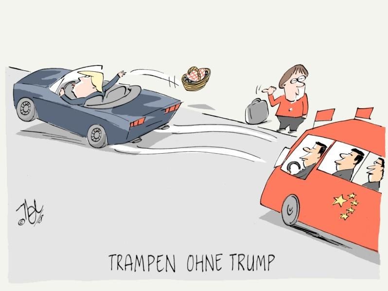 merkel china trampen ohne trump