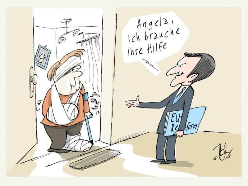 merkel macron eu reform hilfe