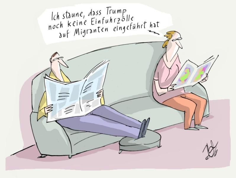 trump migranten einfuhrzölle