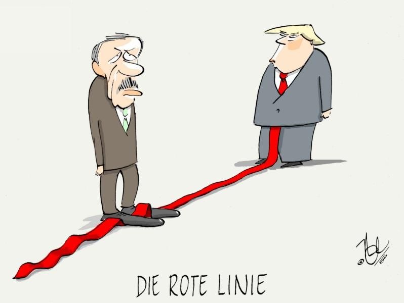 trump erdogan rote linie