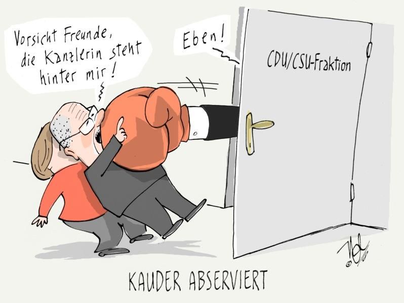 merkel cdu fraktion kauder abserviert