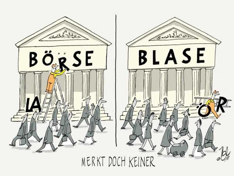 börse blase