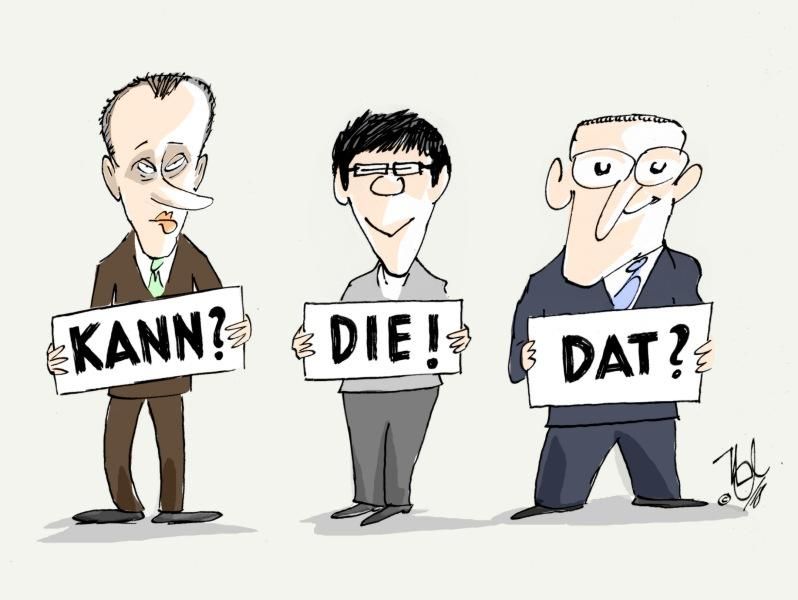 merz karrenbauer spahn kandidat