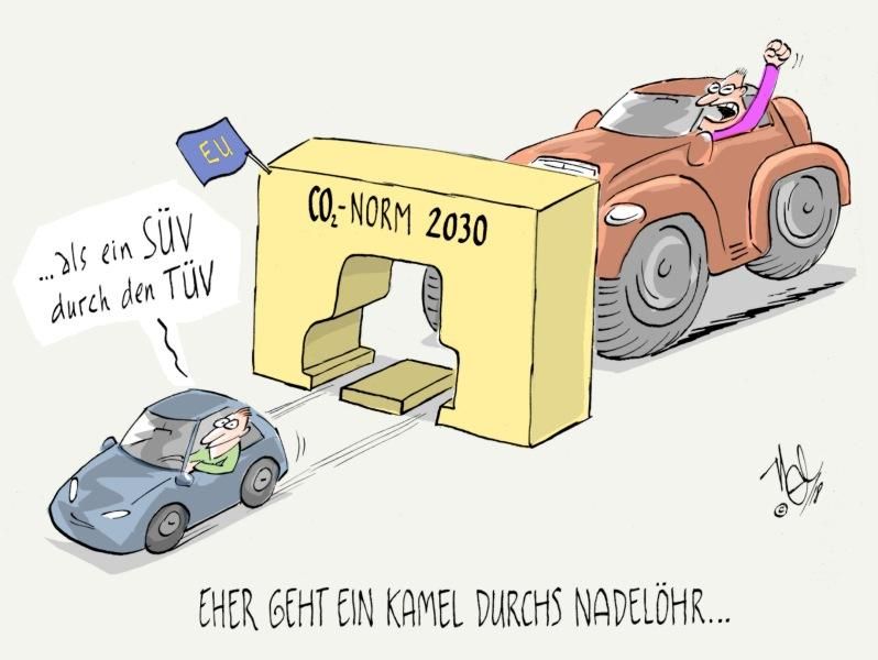 eu auto co2 ausstoß norm 2030