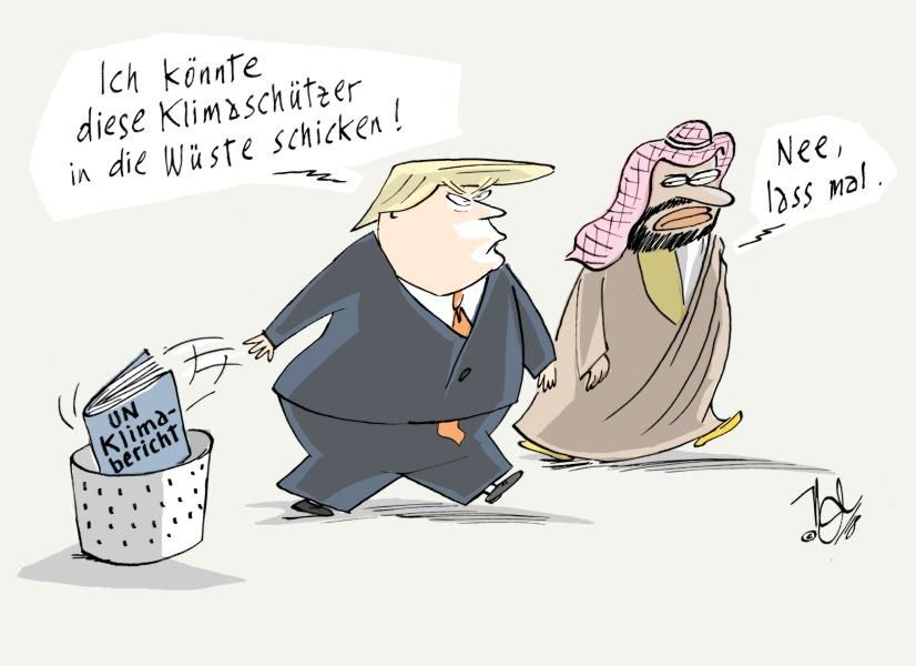 klima bericht trump salman