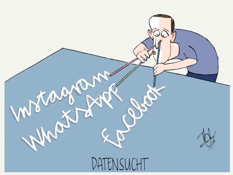 datensucht zuckerberg facebook instagram whatsapp