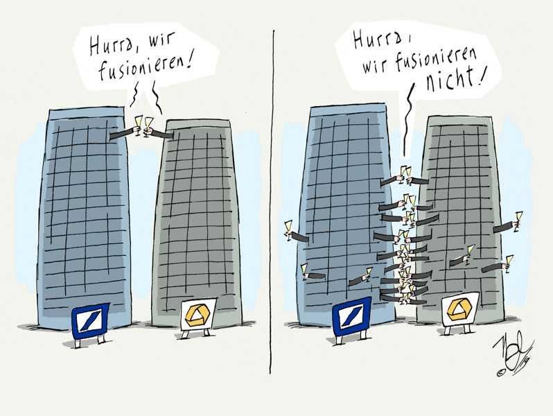 deutsche bankcommerzbank hurra keine fusion