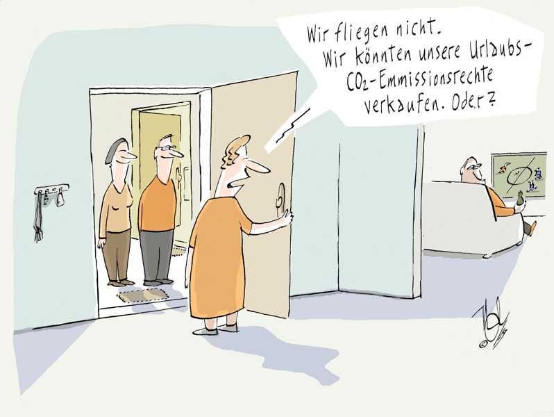 CO2 urlaub emmissionsrechte verkaufen