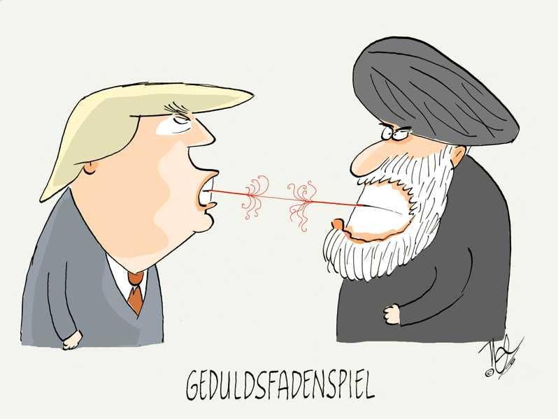 trump iran geduldsfaden