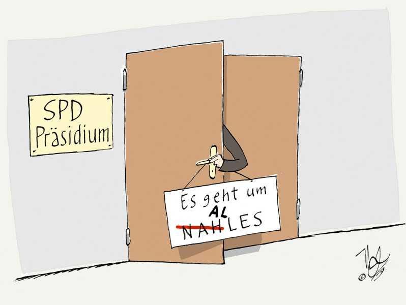 spd präsidium es geht um nahles