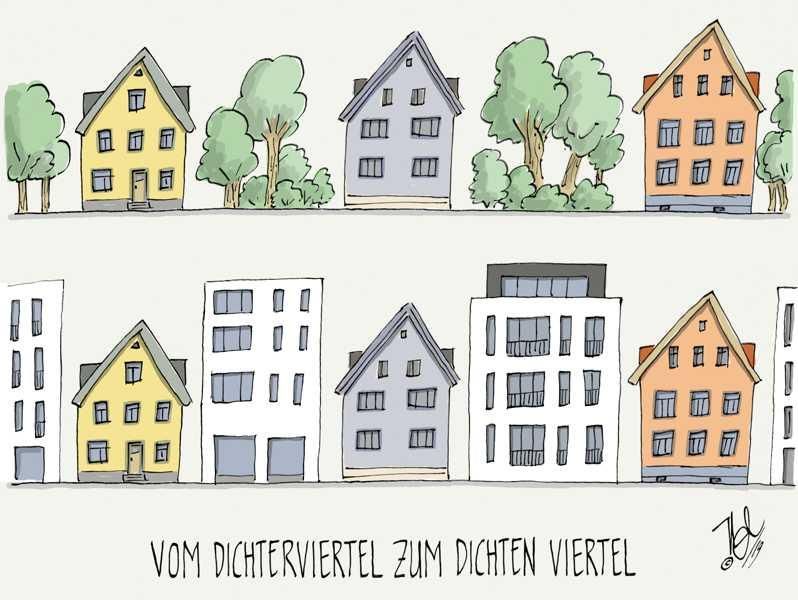 bauen wohnung dichter dichtes viertel