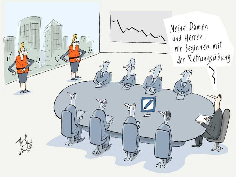 deutsche bank rettungsübung