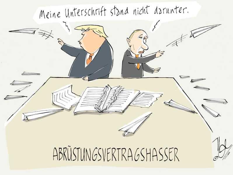 inf abrüstungsverträge trump putin unterschrift