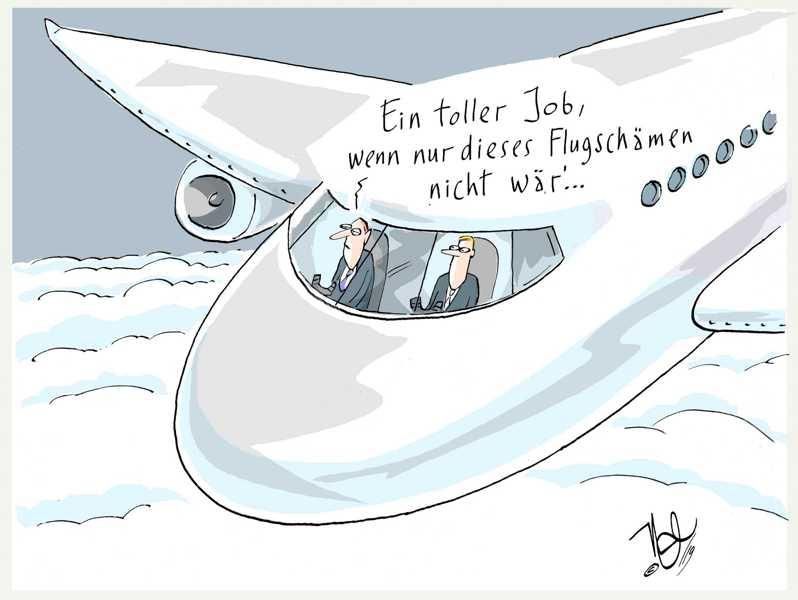 flug flugzeug job flugschämen co2