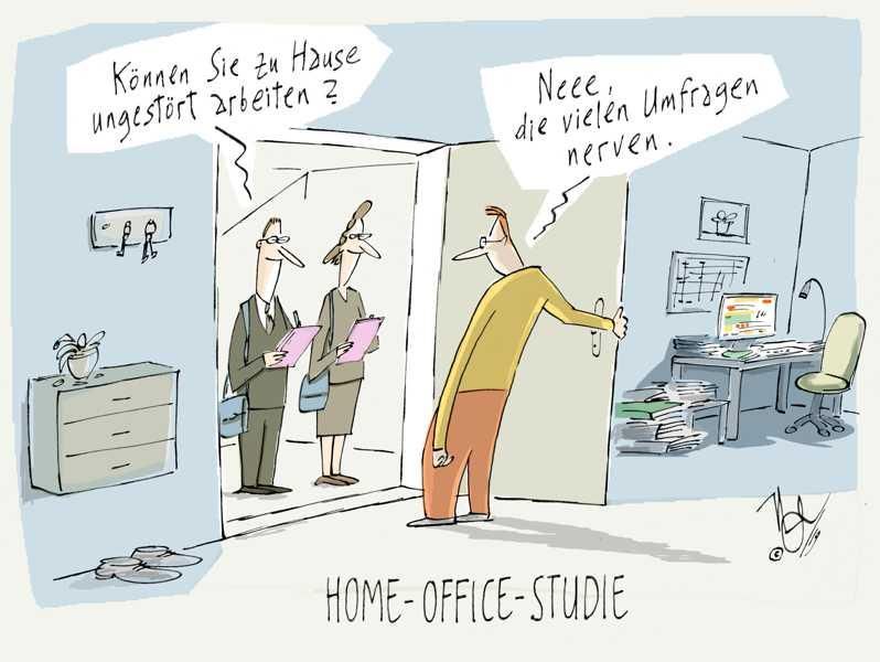 homeoffice studie umfragen