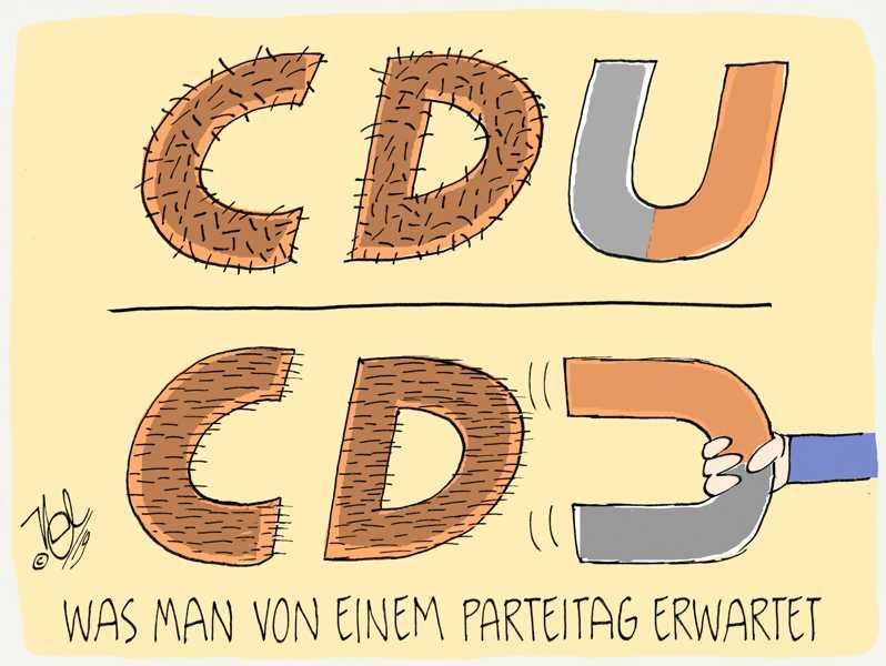 cdu was man von einem parteitag erwartet