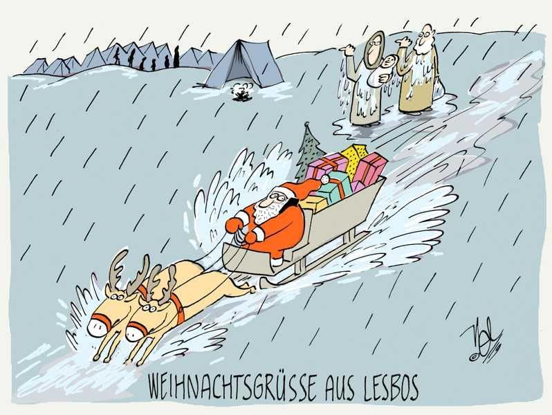 weihnachtsgrüße aus lesbos