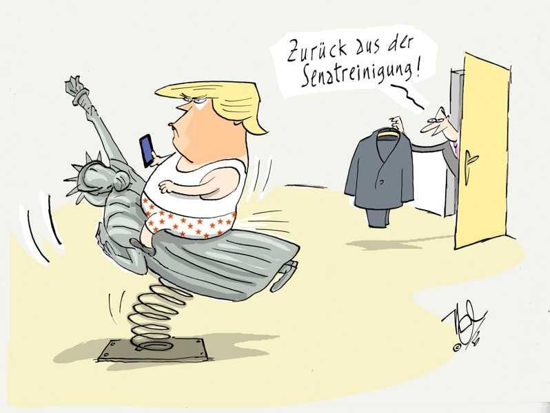 trump impeachment senat reinigung