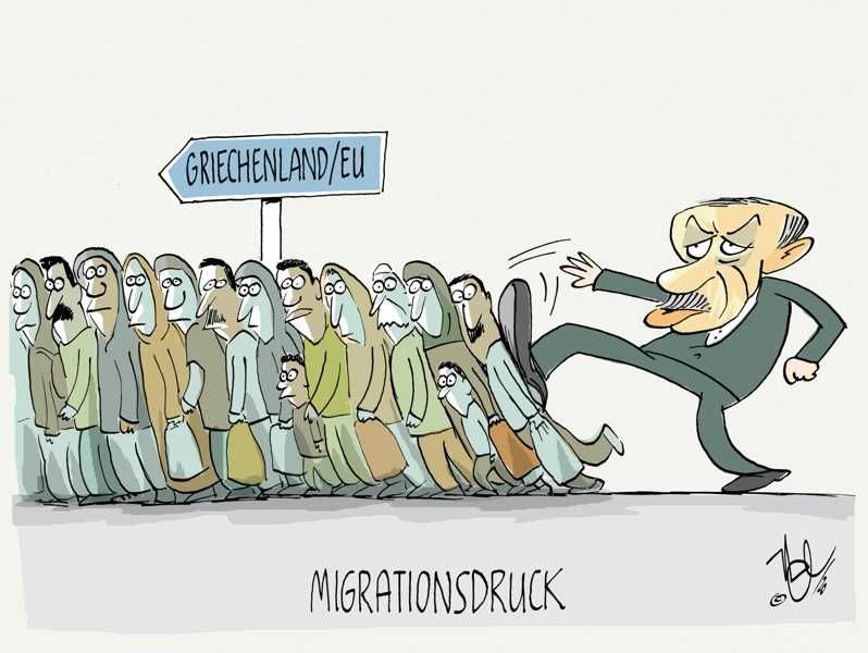 flüchtlingswelle eu griechenland türkei erdogan migrationsdruck