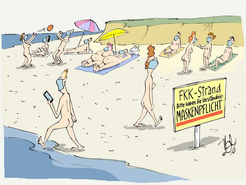 fkk strand sommer virus maskenpflicht