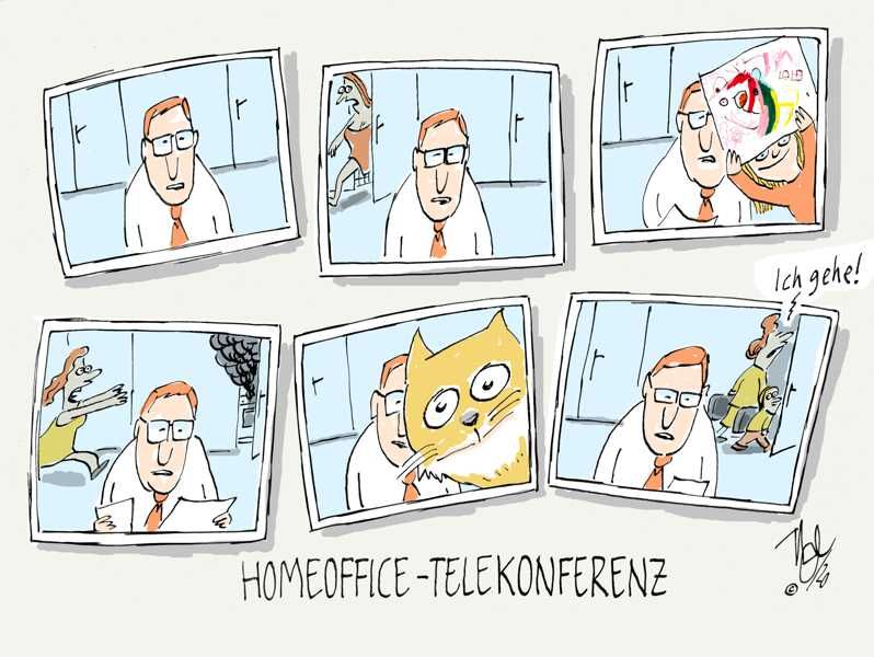 homeoffice telekonferenz