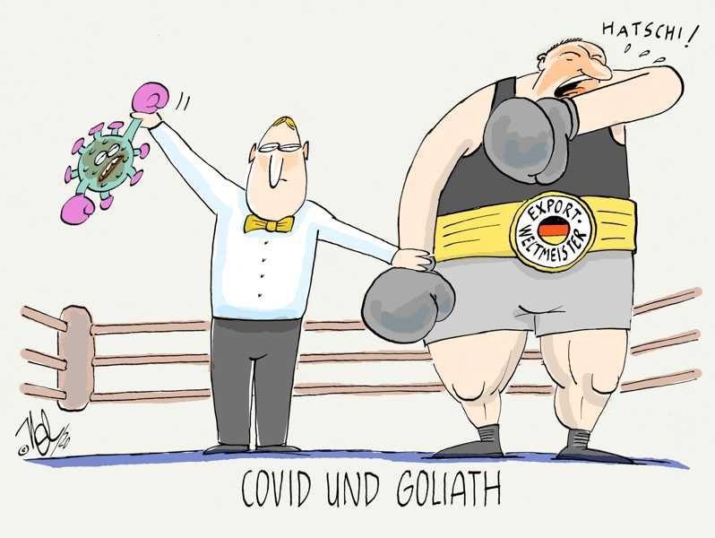 covid und goliath export weltmeister
