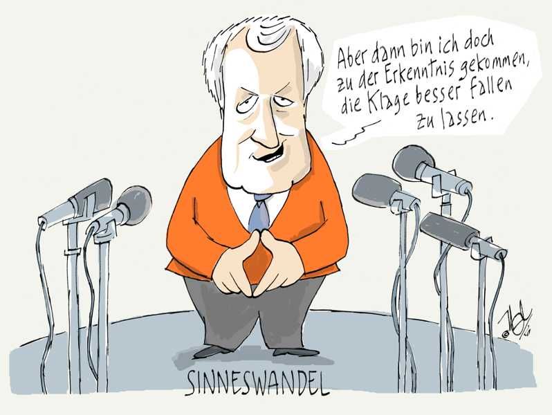 seehofer taz klage sinneswandel