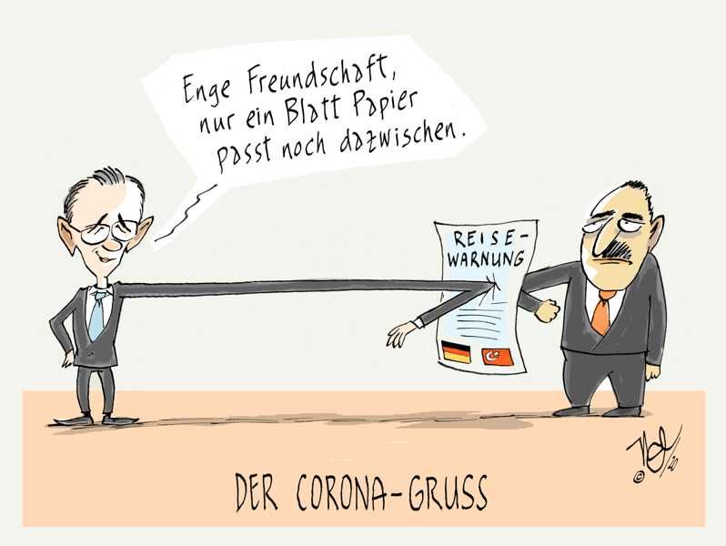 corona gruß türkei maas cavusoglu reisewarnung enge freundschaft