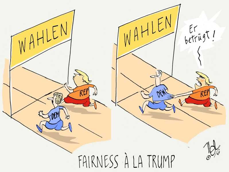 wahlen fairness a la trump