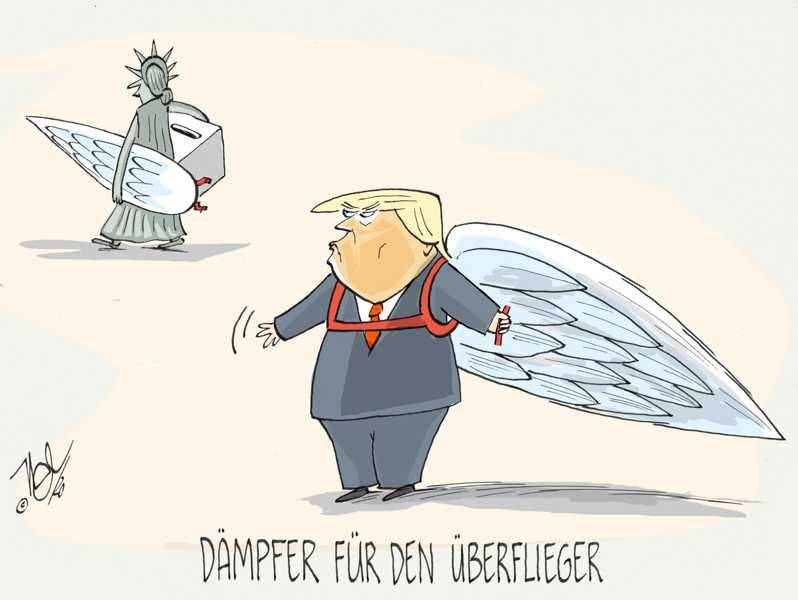 usa trump wahlen dämpfer überflieger