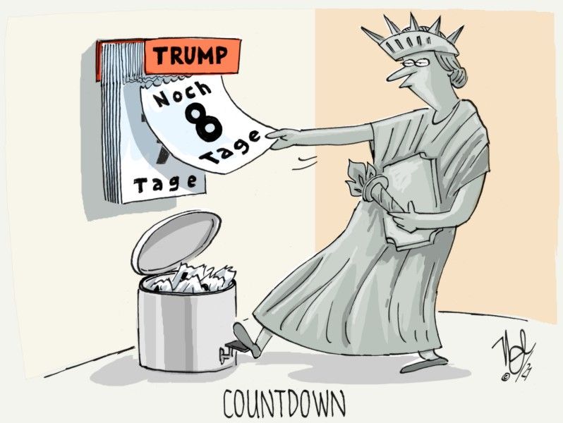 noch acht tage trump countdown