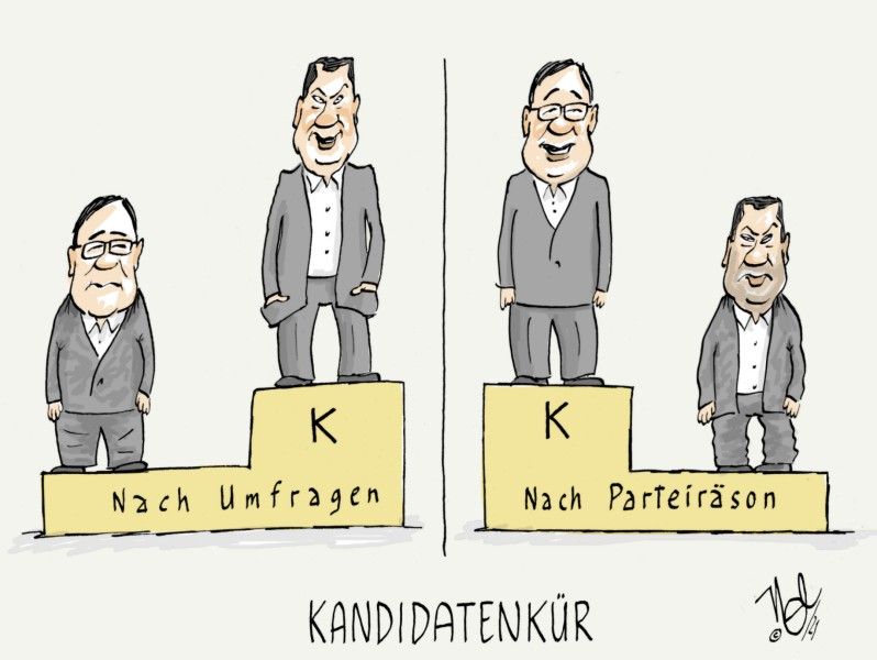 cdu csu k frage laschet söder kandidatenkür
