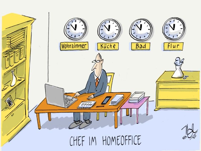 chef im homeoffice