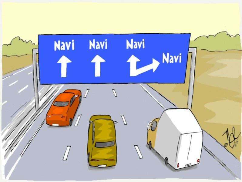 autobahn schilder navi