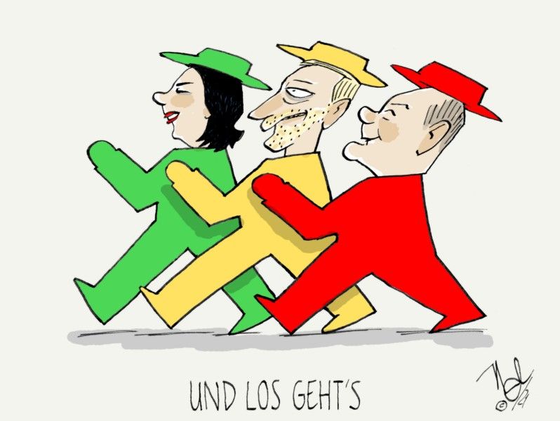 ampelkoalition nach sondierungsgesprächen grünes licht