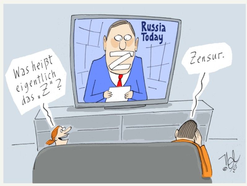 ukraine krieg information zensur russia today