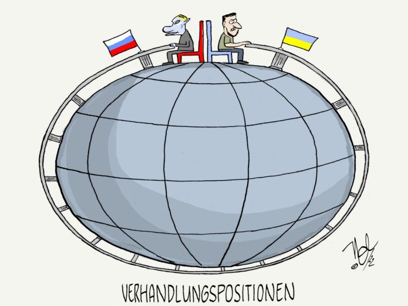 ukraine krieg putin selenski verhandlungspositionen