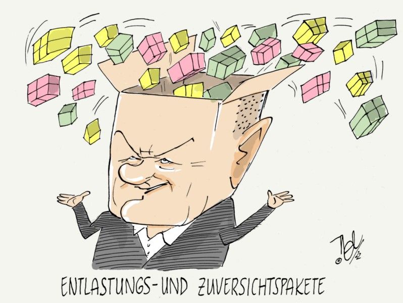 scholz entlastung zuversicht pakete