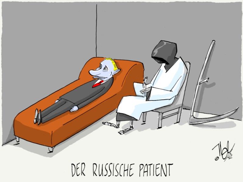 putin russischer patient couch sensemann