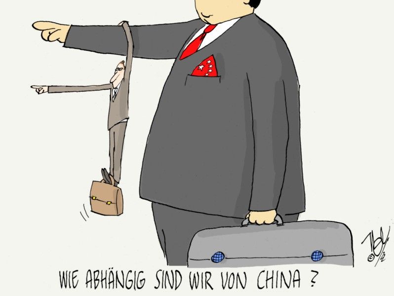 wirtschaft wie abhängig von china