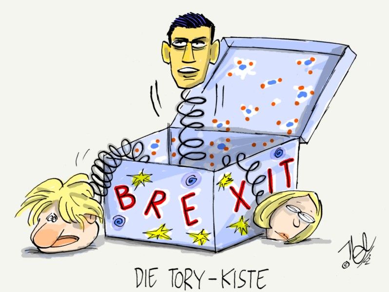 tory kiste brexit johnson truss sunak britische premiers