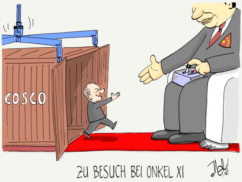 scholz china besuch bei onkel xi