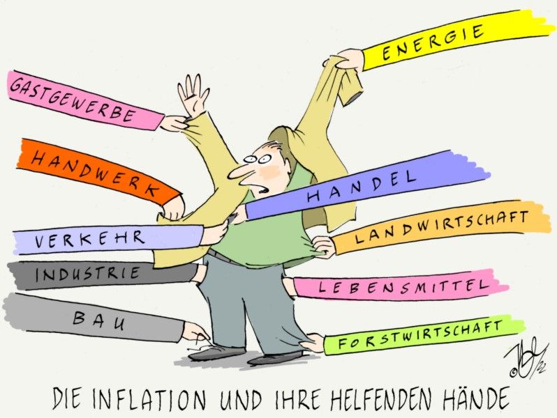 inflation helfende hände