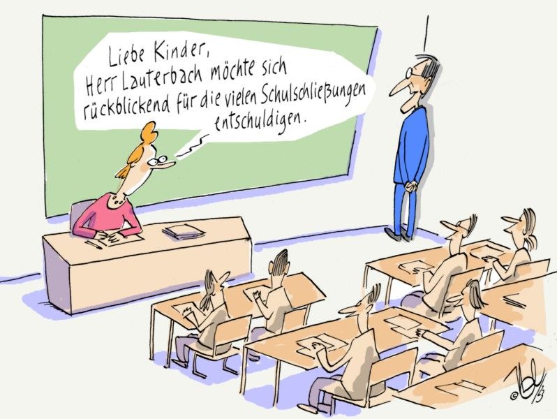 corona schulschließungen lauterbach entschuldigung schulklasse