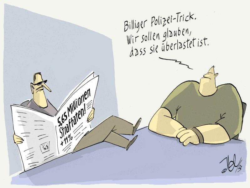 kriminalität gewachsen polizei überlastet ganoven