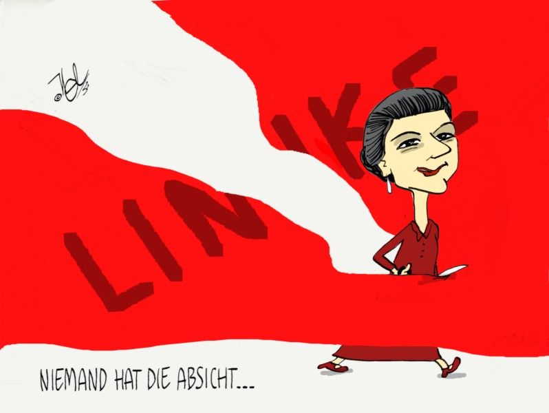 sahra wagenknecht partei linke spalten