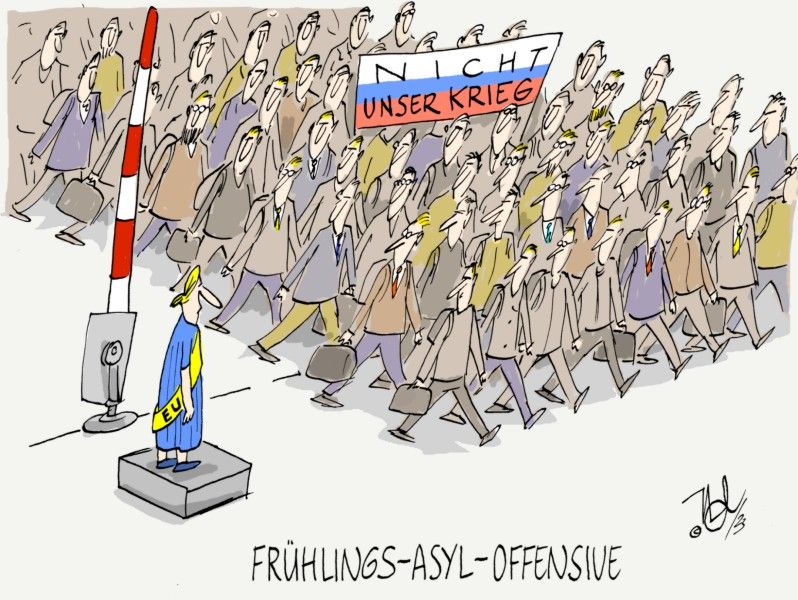 ukraine russland krieg frühlings asyl offensive