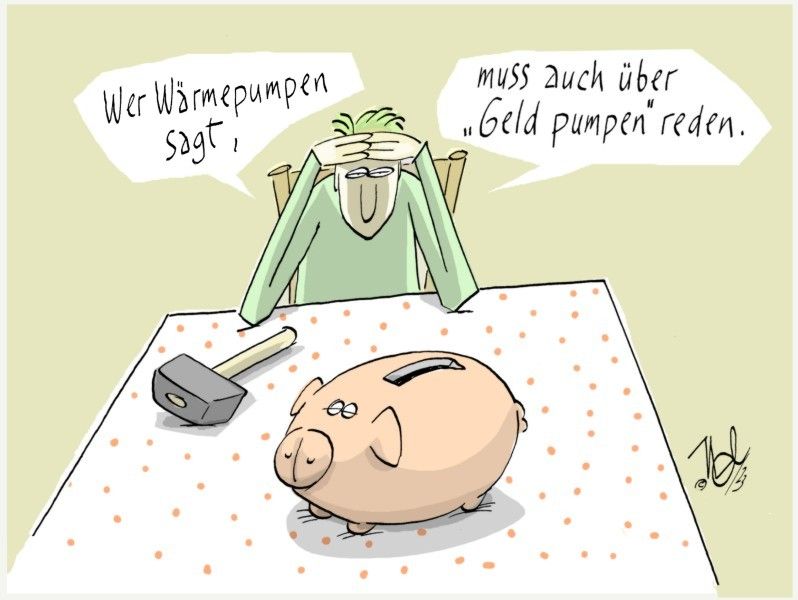 wärmepumpen geld pumpen sparschwein